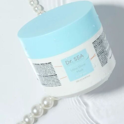 DR. SEA kaukė plaukams suteikianti žvilgesio, su biotinu ir kolagenu, 250ml