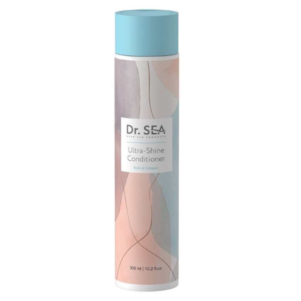 DR. SEA šampūnas gaivinamasis, suteikiantis žvilgesio, su biotinu ir kolagenu, 300ml