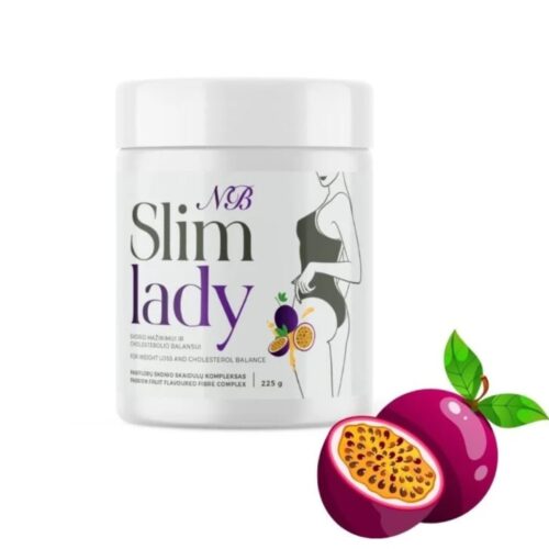Slim Lady – skaidulų kompleksas, pasiflorų skonio, 225g