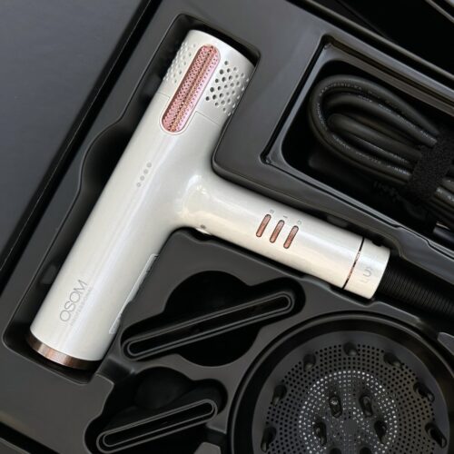 OSOM Professional plaukų džiovintuvas LUXE BLDC High Speed Hair Dryer, OSOMPF08WH, 1500W, baltos spalvos
