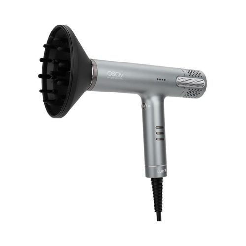 OSOM Professional plaukų džiovintuvas LUXE BLDC High Speed Hair Dryer OSOMPF08GB, 1500W, mėlsvai pilkos spalvos