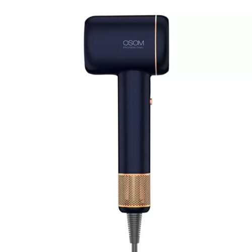OSOM Professional plaukų džiovintuvas su Nano vandens jonų technologija NERO BLDC Hair Dryer OSOMPF8PR, 1600 W, tamsiai violetinės spalvos