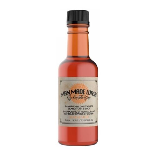 18.21 Man Made daugiafunkcė priemonė vyrams 3in1: stiprinamasis šampūnas, kondicionierius ir kūno prausiklis viename Wash Noble Oud WSH2NON, 50ml