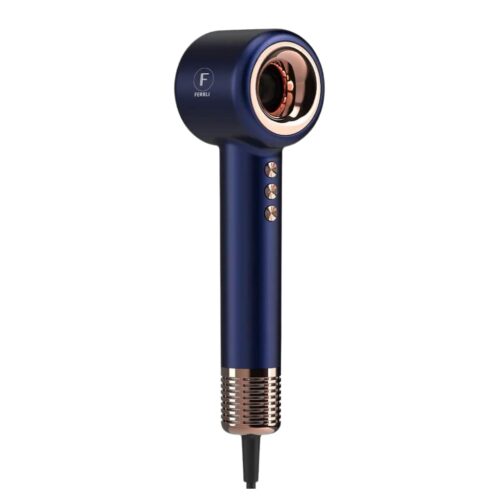 FERRLI IONIC ultra lengvas ir ultra tylus džiovintuvas, mėlynos spalvos, 1400-1500W