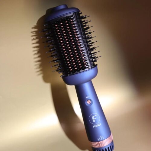 FERRLI plaukų formuotuvas – džiovintuvas Bomby Styler Silk+, mėlynos spalvos