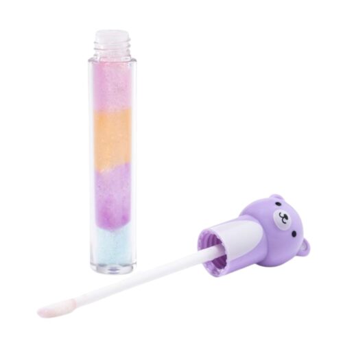 MARTINELIA lūpų blizgesys Shiny Animals, violetinis meškutis, 2,7g