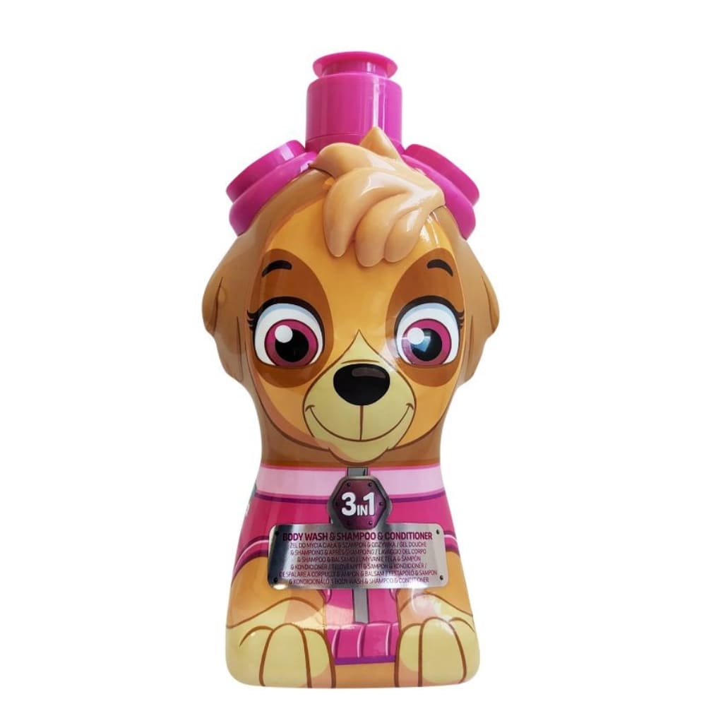 PAW PATROL dušo želė ir šampūnas su kondicionieriumi 3in1 Skye 3D, 400ml