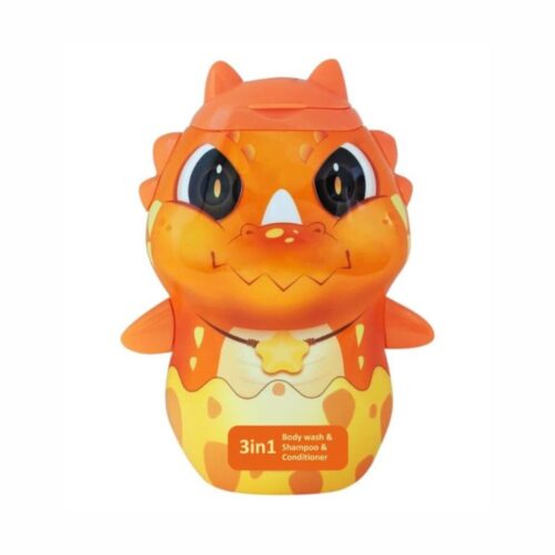 EDG dušo želė, šampūnas ir kondicionierius 3in1 dinozauras Trikis 3D, 400ml