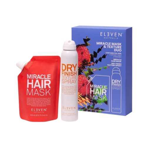 ELEVEN Australia plaukų priežiūros priemonių rinkinys Mask And Texture Duo ELED124