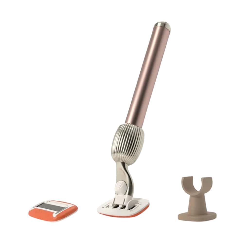 FLER skutimosi peiliukas BLUSH, švelniai rožinės spalvos