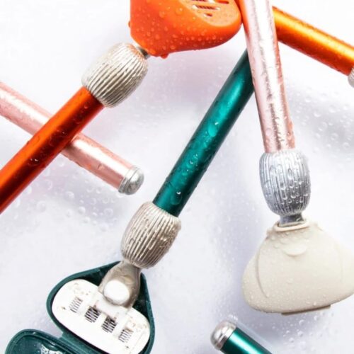 FLER skutimosi peiliuko dėkliukas PINE, žalios spalvos