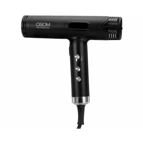 OSOM Professional plaukų džiovintuvas VORTEX High Speed BLDC Hair Dryer OSOMP6809BL, juodos spalvos, 1800W
