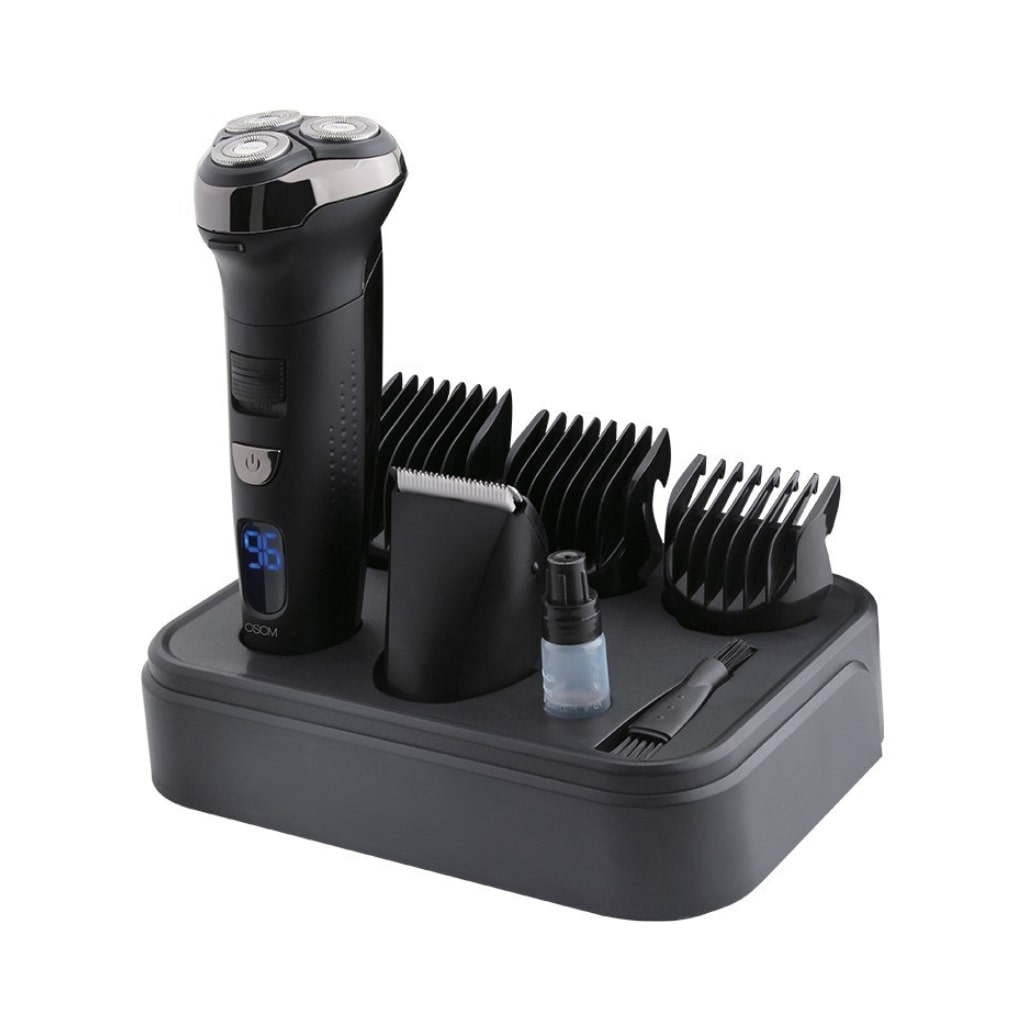 Osom Men Care barzdaskutė su keičiamomis galvomis 2 IN 1 Multi-Function Shaving Suit OSOMMC8820