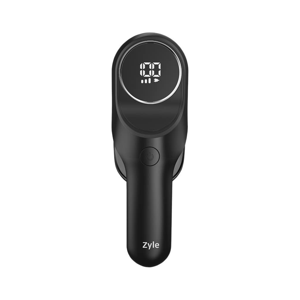 Zyle įkraunamas pūkų rinkiklis ZY109LNB, juodos spalvos, 9W