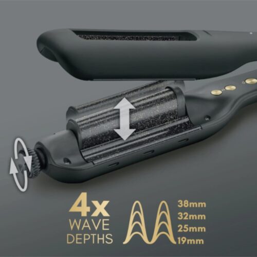 Diva Pro Styling plaukų formavimo žnyplės Precious Metals Gold Dust