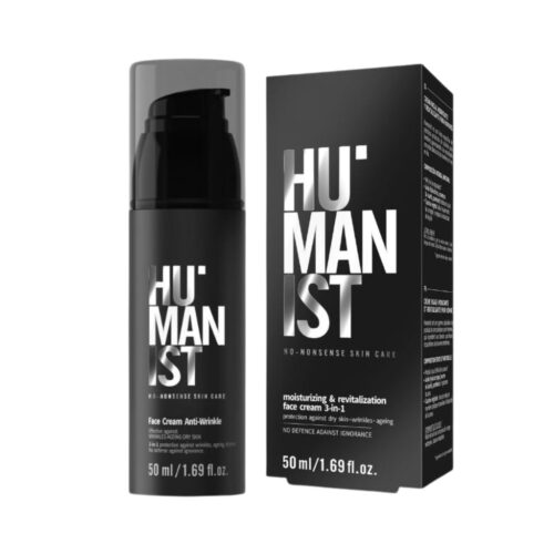 HUMANIST gaivinamasis kremas veidui vyrams 3in1, 50ml