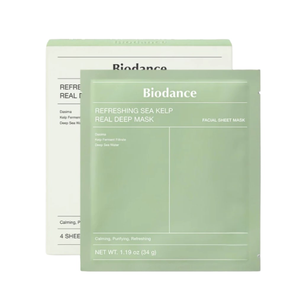 BIODANCE veido kaukė Refreshing Sea Kelp Real Deep Mask, 4vnt.