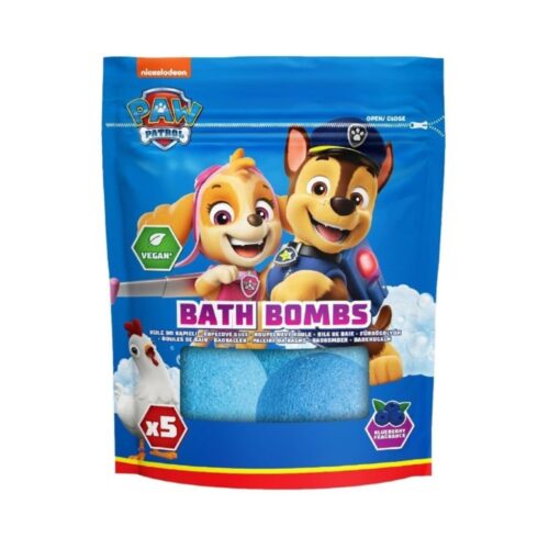 PAW PATROL vonios burbulai mėlynių aromato, 5x50g