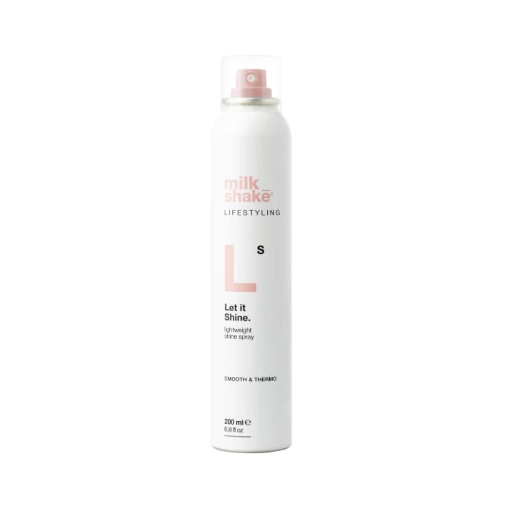 Milk Shake minkštinamasis ir žvilgesio suteikiantis purškiklis LET IT SHINE, 200ml