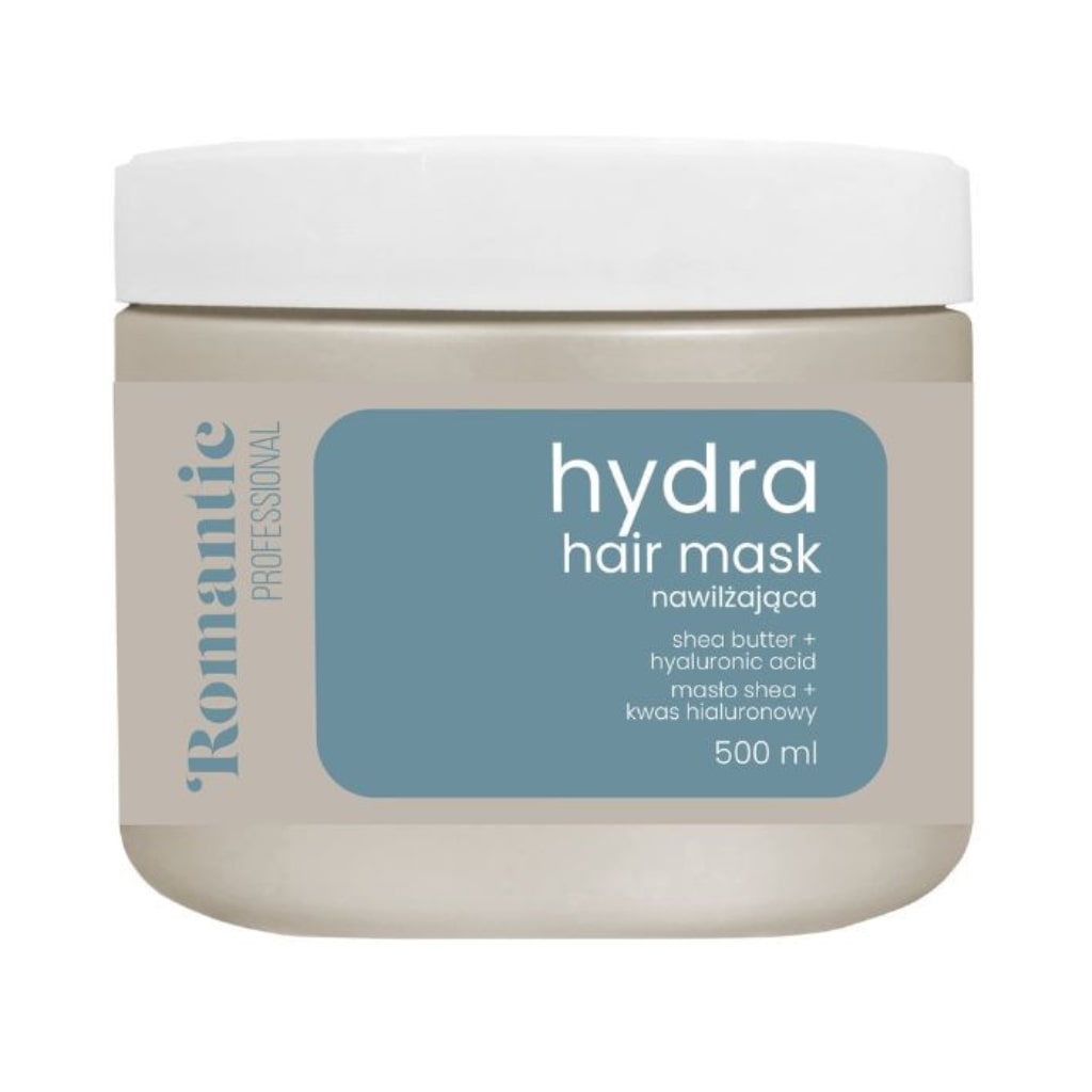 ROMANTIC PROFESSIONAL drėkinamoji kaukė sausiems plaukams Hydra, 500ml
