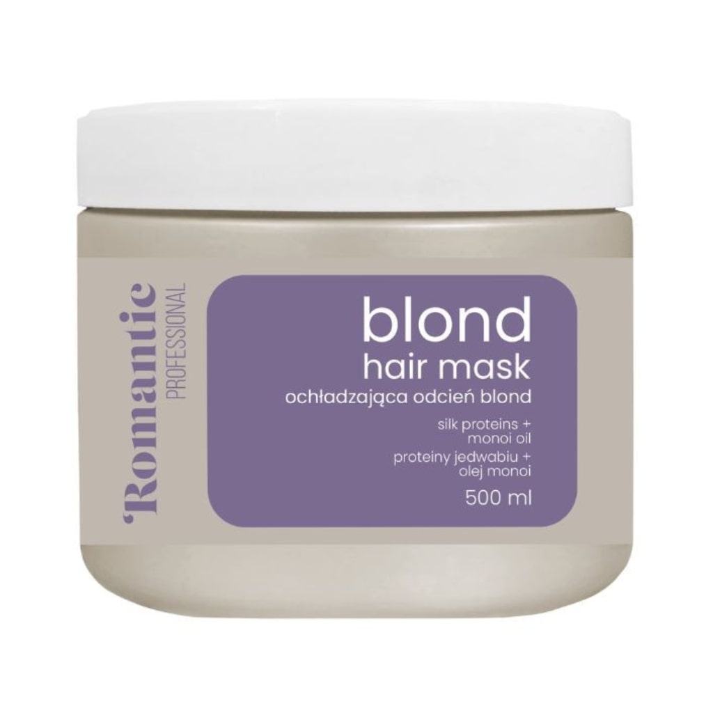 ROMANTIC PROFESSIONAL kaukė šviesintiems plaukams su violetiniu pigmentu Blond, 500ml
