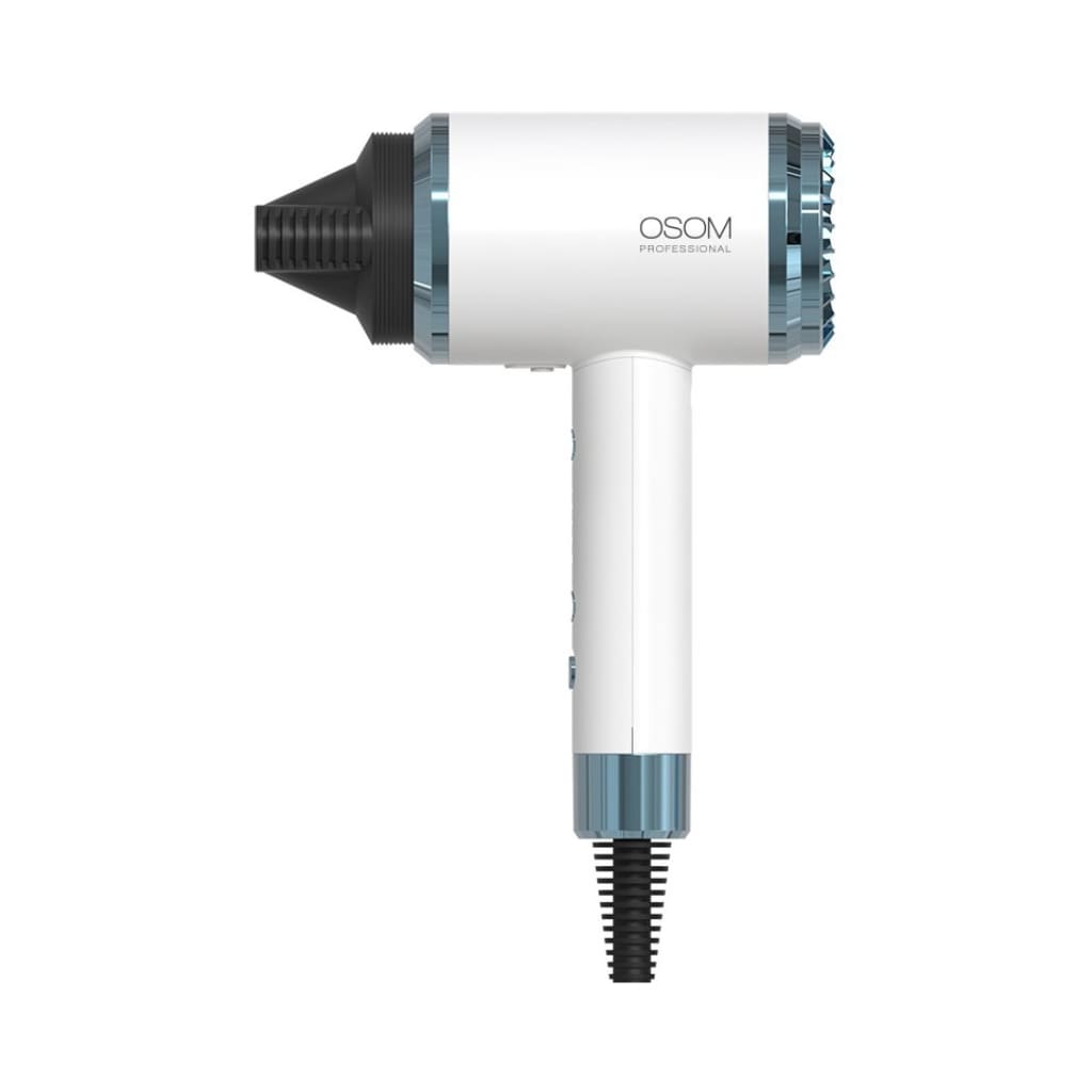 OSOM Professional plaukų džiovintuvas White Hair Dryer OSOM6800WHHD, baltos spalvos, 1800W