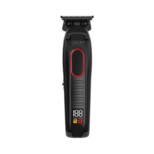 OSOM Professional profesionali plaukų kirpimo-kantavimo mašinėlė-trimeris COMFORT Cordless Hair Trimmer OSOMPI78BL, juodos spalvos