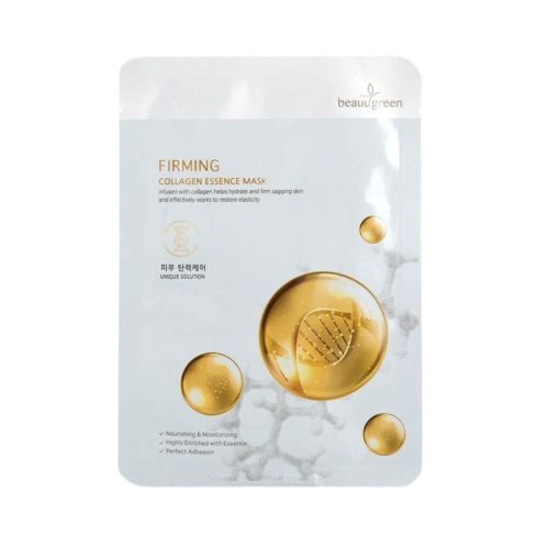 BEAUUGREEN stangrinamoji lakštinė veido kaukė su kolagenu, 23g