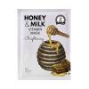 BOM lakštinė veido kaukė skaistinanti odą Honey and Milk Vitamin Mask, 1vnt.