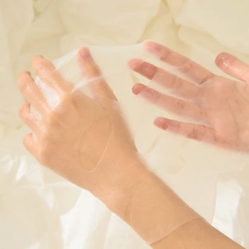 BOM lakštinė veido kaukė skaistinanti odą Honey and Milk Vitamin Mask, 1vnt.