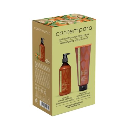 CONTEMPORA garbanotų plaukų priežiūros rinkinys