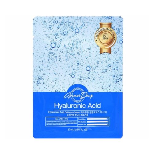 GRACE DAY lakštinė veido kaukė su hialurono rūgštimi, 27ml