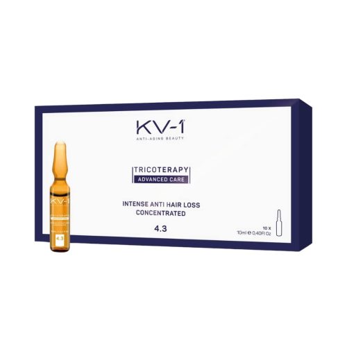 KV-1 ampulės nuo plaukų slinkimo su placenta TRICOTERAPY 4.3, 10x10ml