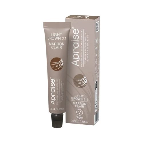 Apraise antakių ir blakstienų dažai Vegan Eyelash and Eyebrow Tint Nr.3.1, šviesiai rudos spalvos, 20ml