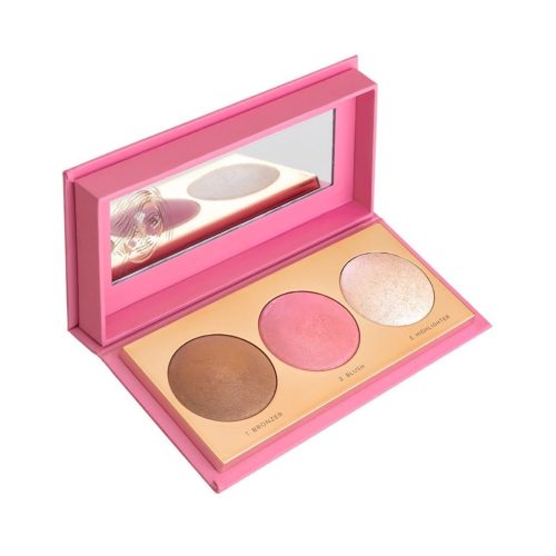 Cent Pur Cent modeliavimo paletė Contour Glamour paletė - Pink, 3x7g