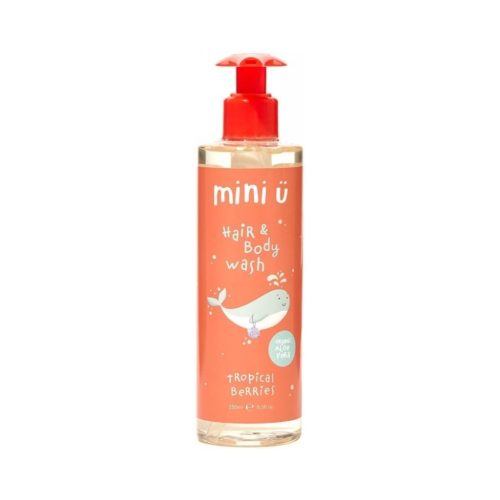 MINI-U plaukų ir kūno prausiklis Tropical Berries Hair and Body Wash MINI537, 250ml