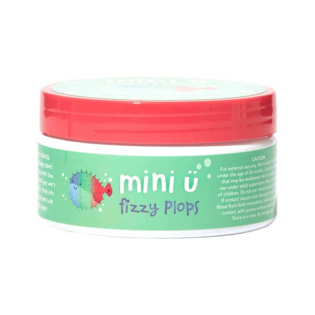 MINI-U putojančios tabletės voniai Fizzy Plops MINI515, 4x3g