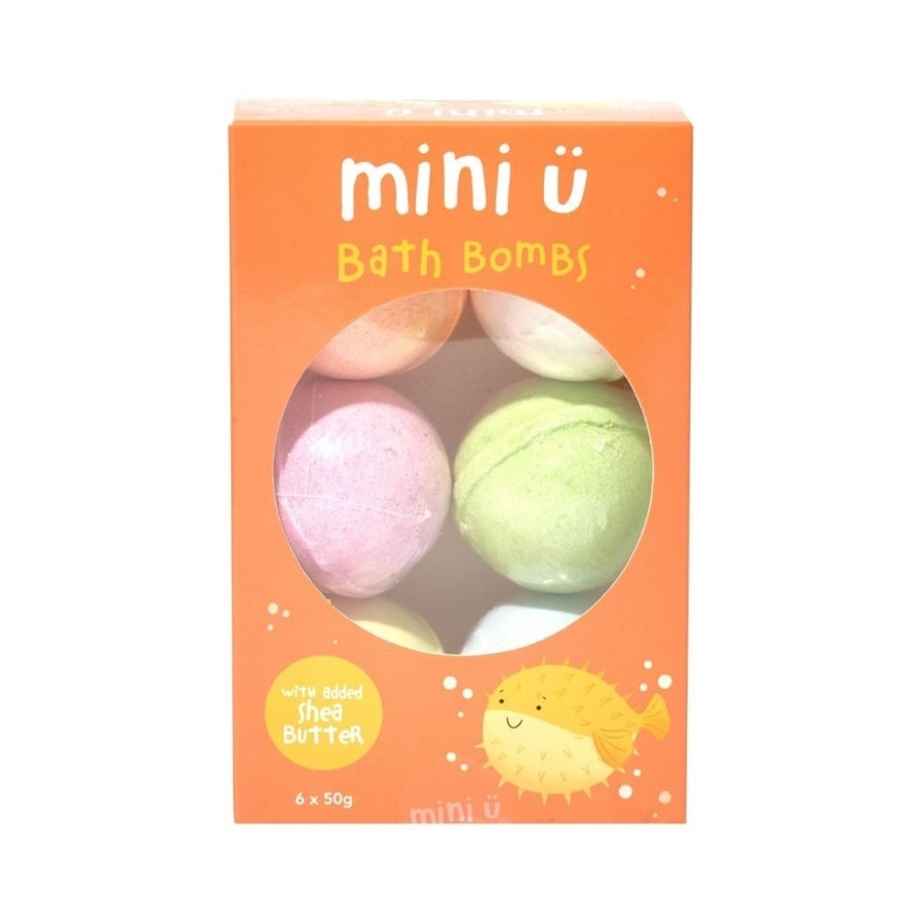 MINI-U vonios burbulų rinkinys Bath Bombs MINI504, 6x50g