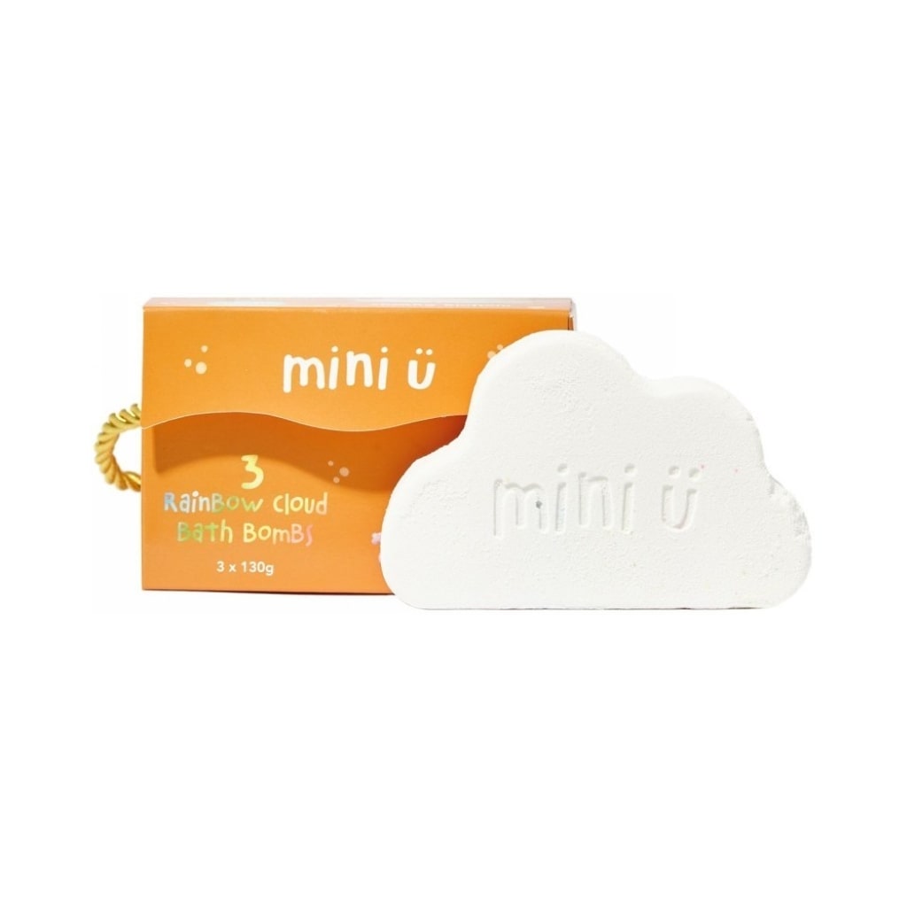 MINI-U vonios burbulų rinkinys Cloud Bath Bombs MINI503, 3x130g