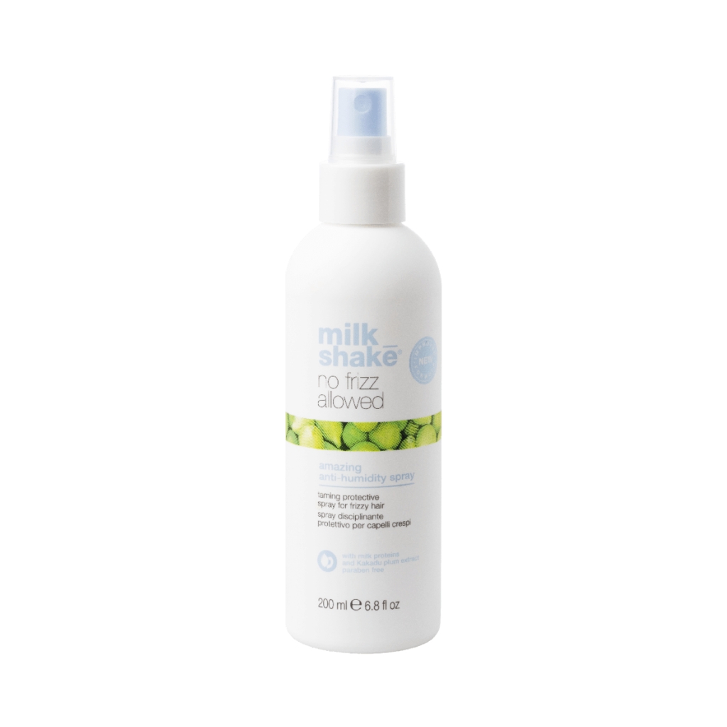 Milk Shake apsauginis purškiklis garbanotiems plaukams NO FRIZZ ALLOWED AMAZING ANTI-HUMIDITY SPRAY, 200ml