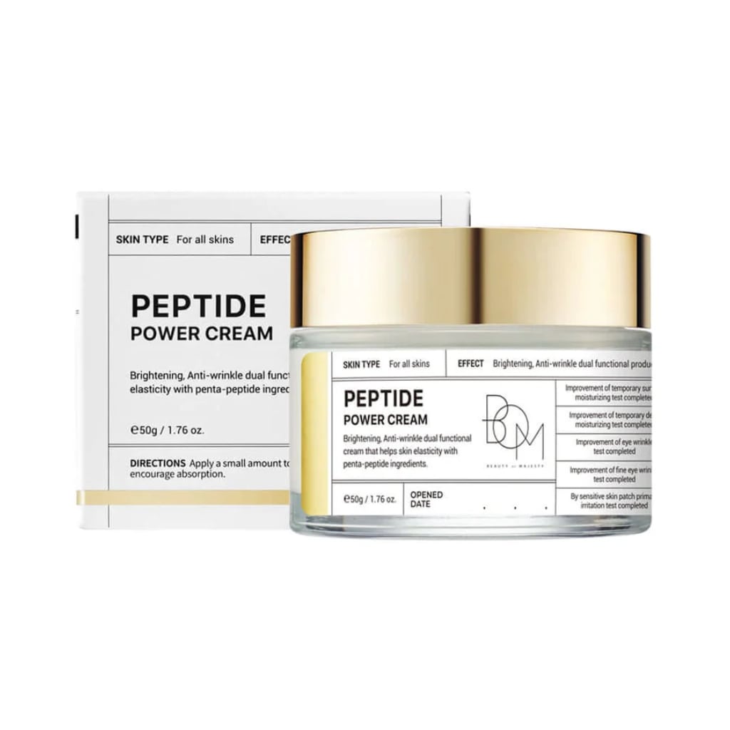BOM kremas su peptidais ir auksu Peptide Power Cream, 50ml