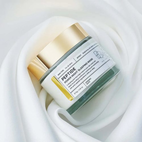 BOM naktinė veido kaukė Peptide Power night sleeping mask, 75g