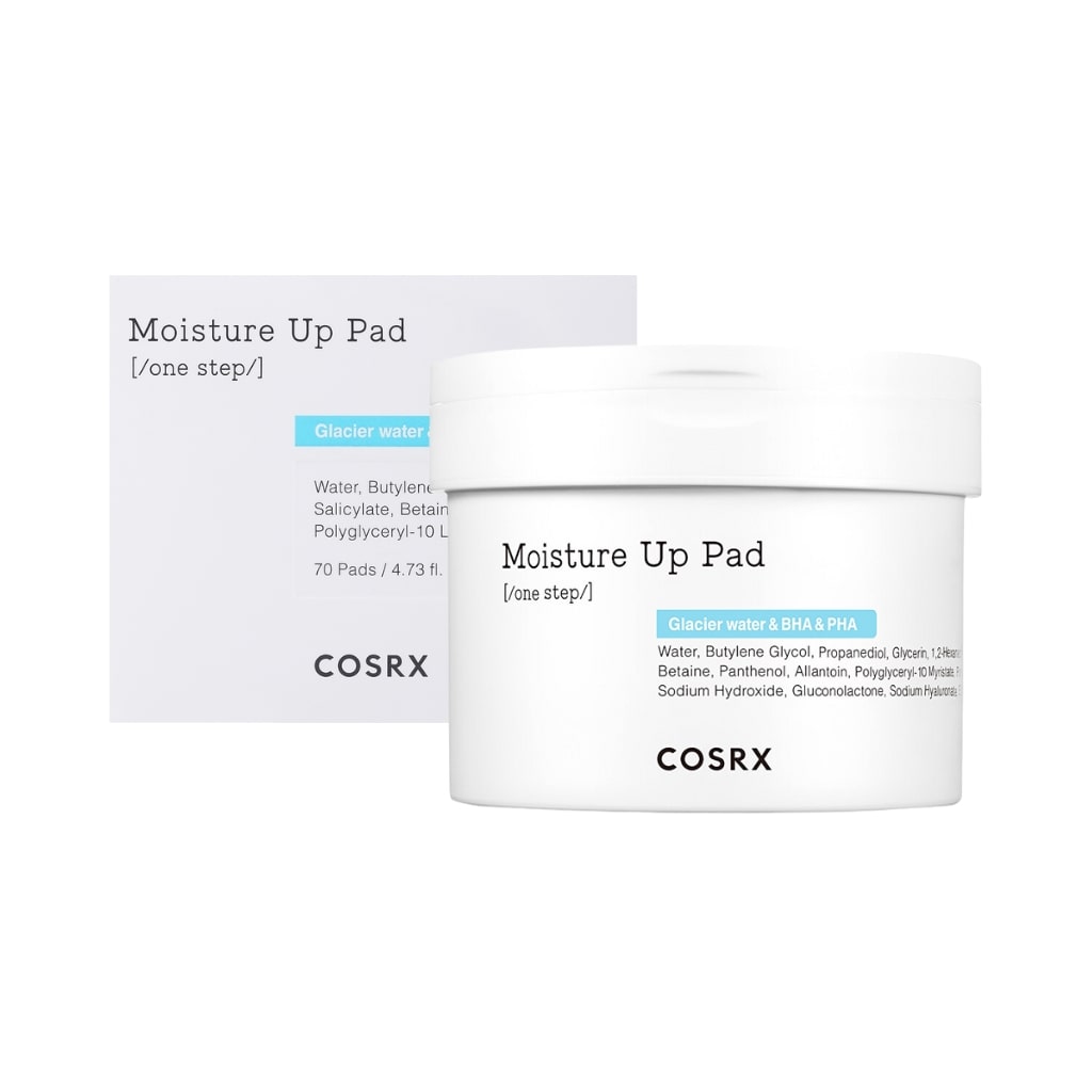 COSRX drėkinantys padeliai veidui Moisture Up Pad, 70vnt.
