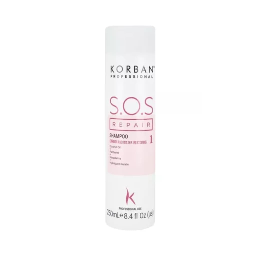 Korban atstatomasis plaukų šampūnas S.O.S Repair, 250ml