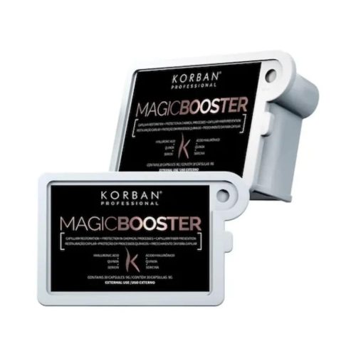 Korban kapsulės pažeistiems plaukams Magic Booster, 30vnt.