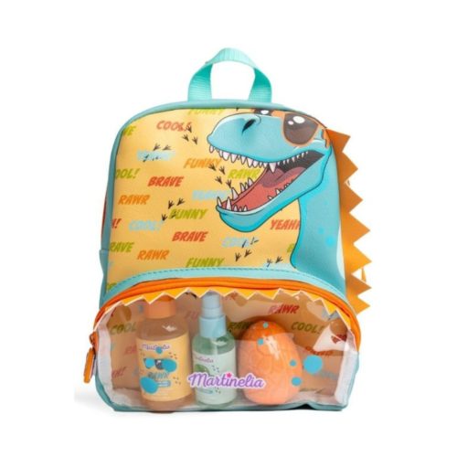 MARTINELIA vonios rinkinys kuprinėje The Coolest Dino