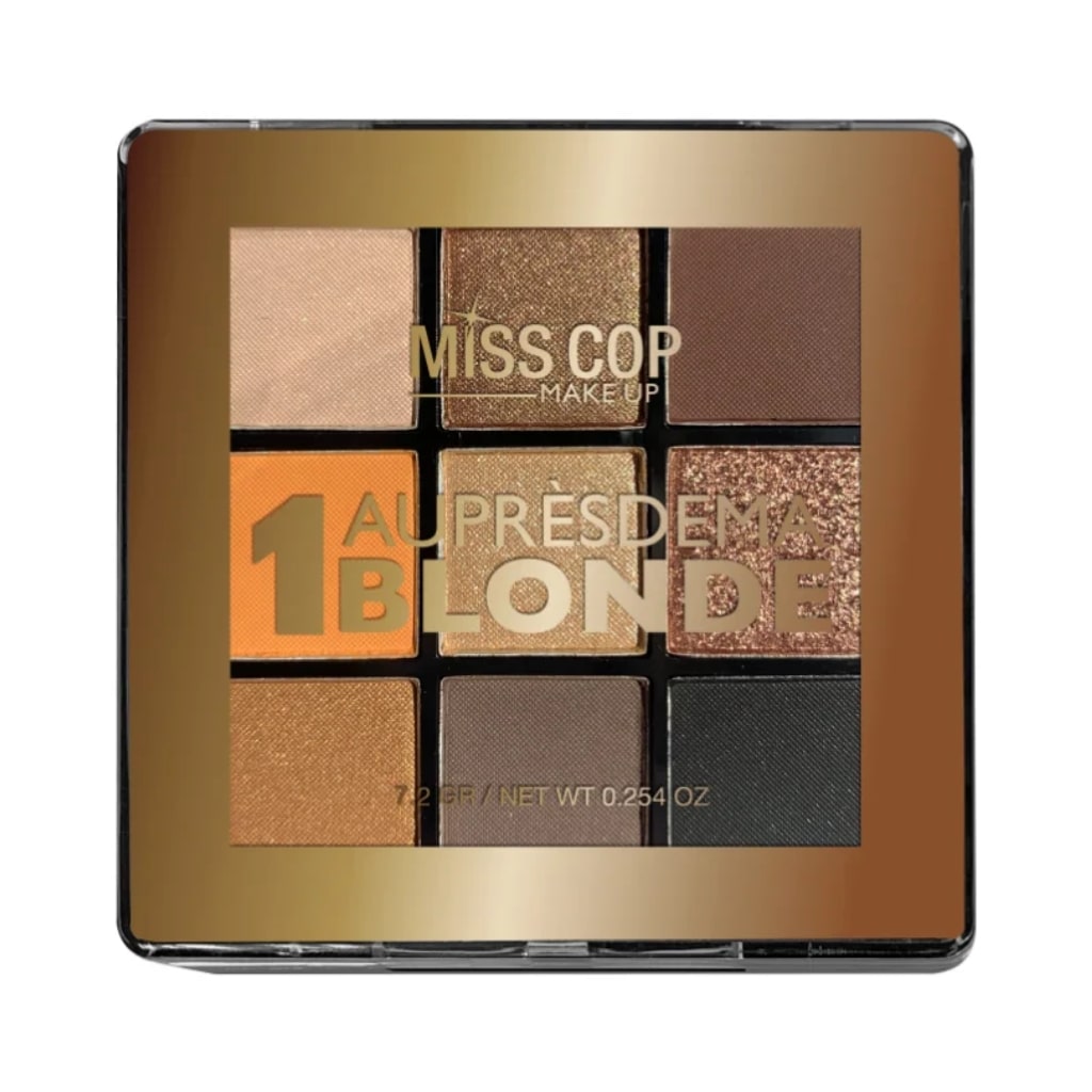 Miss Cop akių šešėlių paletė NUANCIER - 1 Blonde