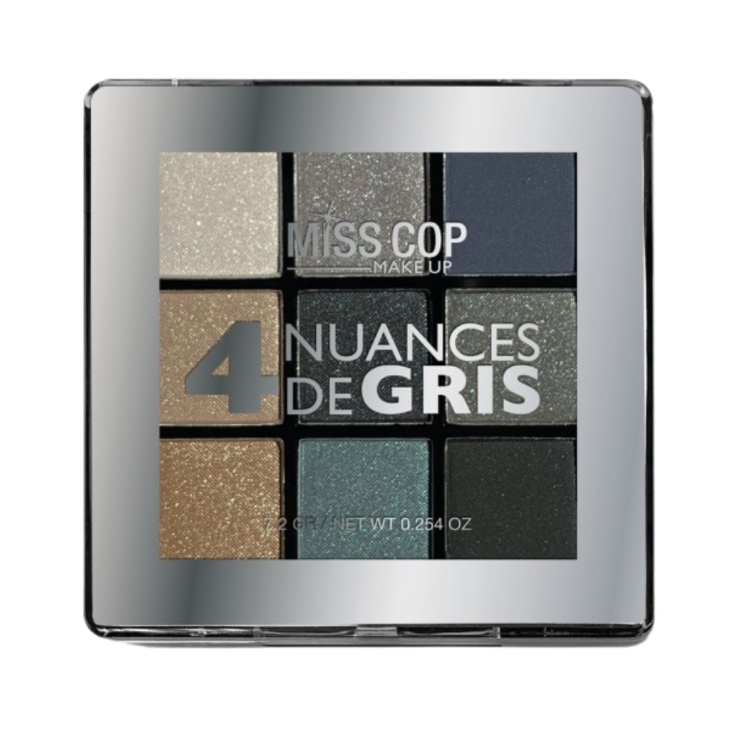 Miss Cop akių šešėlių paletė NUANCIER - 4 Gris