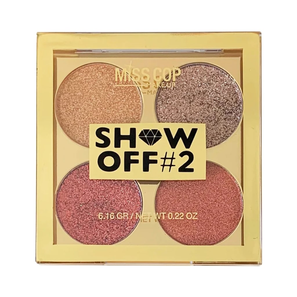 Miss Cop akių šešėlių paletė SHOW OFF 2