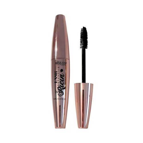 Miss Cop blakstienų tušas LASH EXTENSION à l’Huile de Ricin - 01 Noir, 10ml